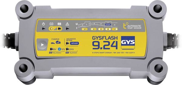 GYS GYSFLASH 9.24 029477 Automatikladegerät 6 V, 12 V, 24V 9A 9A 6A