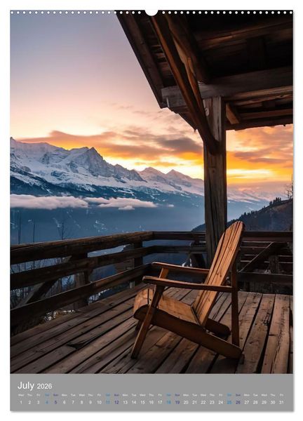 Produktbild: Chairscape (Wall Calendar 2026 DIN A2 portrait), CALVENDO 12 Month Wall Calendar