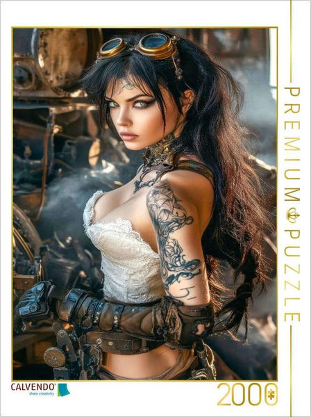 CALVENDO Puzzle Starkes Tattoo - starke Frau | 2000 Teile Lege-Größe 90x67cm Foto-Puzzle für glückliche Stunden, Sonstige von , Calvendo Puzzle,