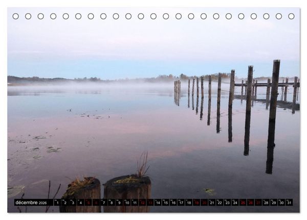 Produktbild: Bons baisers du Chiemsee (Calendrier de bureau 2026 DIN A5 vertical), CALVENDO calendrier mensuel