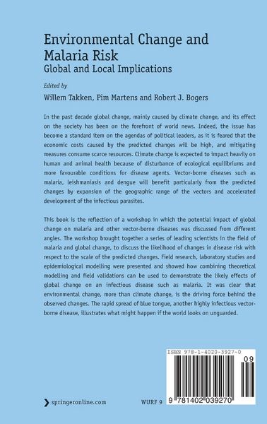 Produktbild: Environmental Change and Malaria Risk