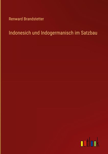 Produktbild: Indonesich und Indogermanisch im Satzbau