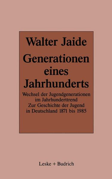 Produktbild: Generationen eines Jahrhunderts