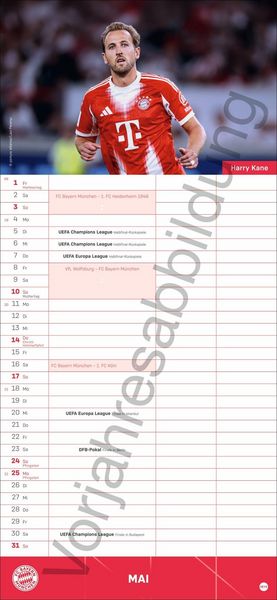 Produktbild: FC Bayern M&uuml;nchen Fanplaner 2027