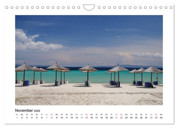 Produktbild: Nordgriechenland &ndash; Pilion, Meteora, Sithonia (Wandkalender 2026 DIN A4 quer), CALVENDO Monatskalender