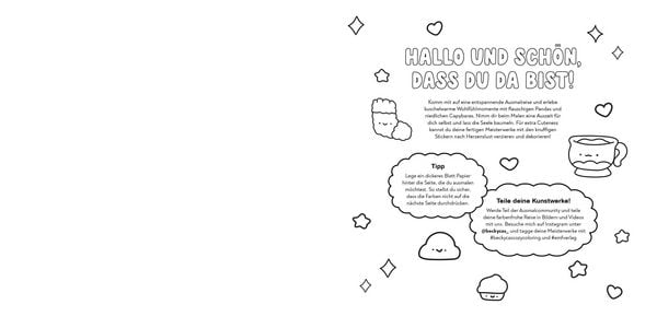 Produktbild: Fuzzy Friends &ndash; Cozy Ausmalbuch zum Entspannen und Tr&auml;umen