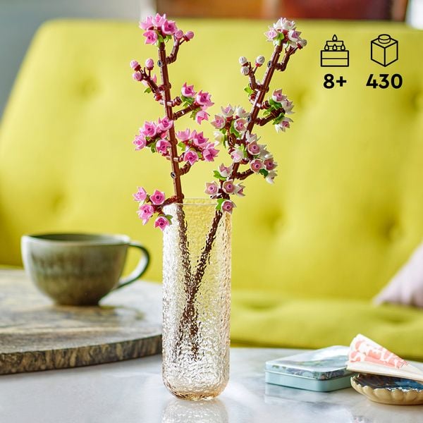 Produktbild: LEGO Botanicals 40725 Kirschbl&uuml;ten, Kreatives Spielzeug f&uuml;r M&auml;dchen