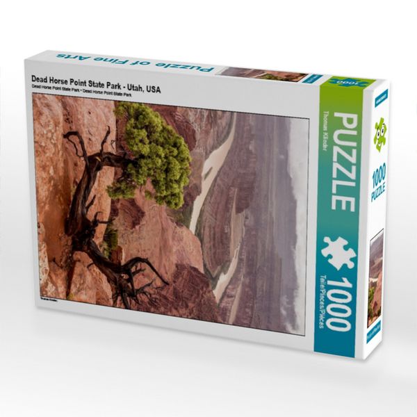CALVENDO Puzzle Dead Horse Point State Park - Utah, USA | 1000 Teile Lege-Größe 64x48cm Foto-Puzzle für glückliche Stunden