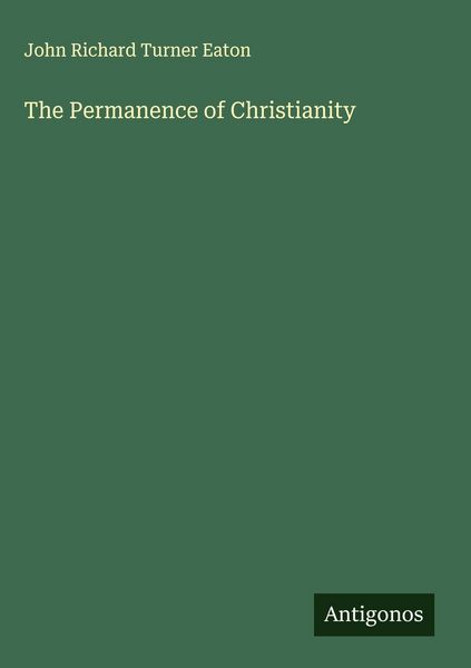 Produktbild: The Permanence of Christianity