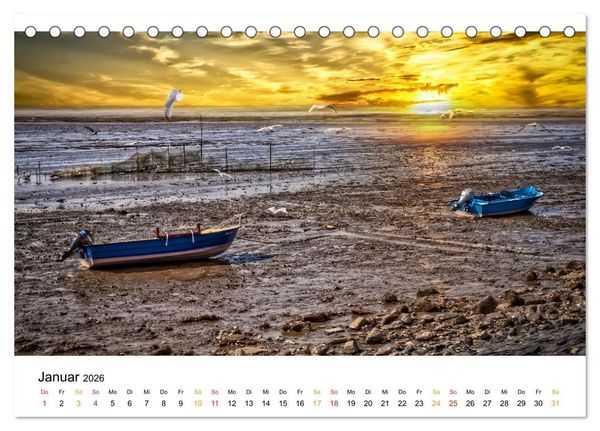 Produktbild: Deutschland - traumhafte Sehensw&uuml;rdigkeiten (Tischkalender 2026 DIN A5 quer), CALVENDO Monatskalender