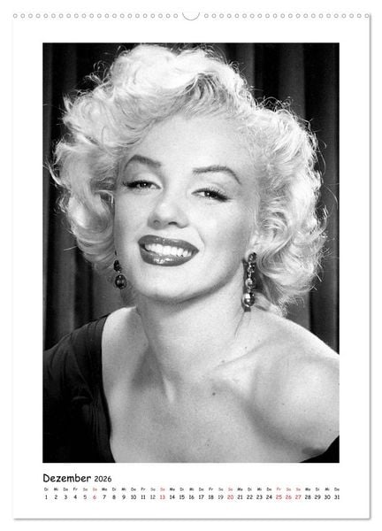 Produktbild: Marilyn Monroe. Weltstar und Sexsymbol (Wandkalender 2026 DIN A2 hoch), CALVENDO Monatskalender
