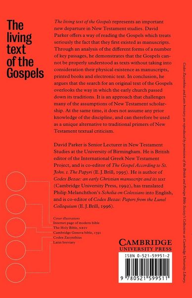Produktbild: The Living Text of the Gospels