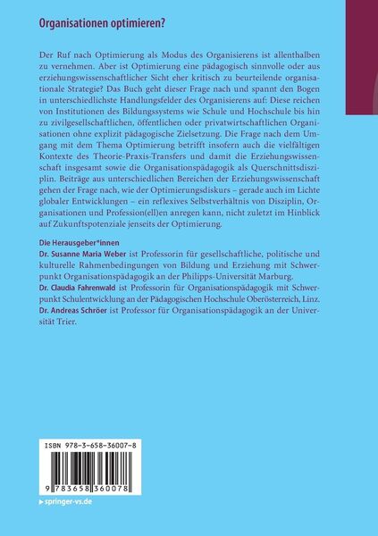 Produktbild: Organisationen optimieren?