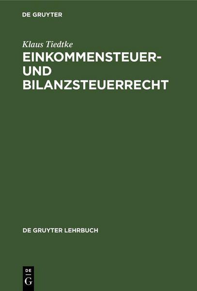 Produktbild: Einkommensteuer- und Bilanzsteuerrecht
