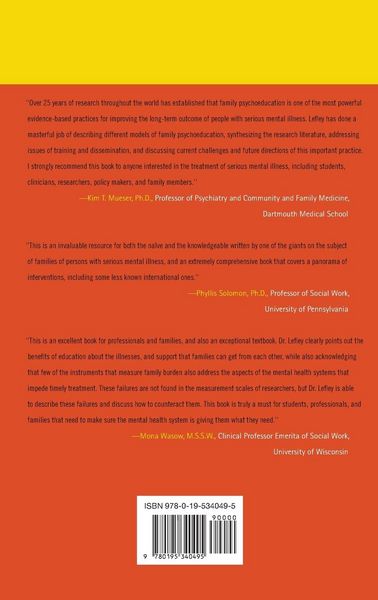 Produktbild: Family Psychoeducation for Serious Mental Illness