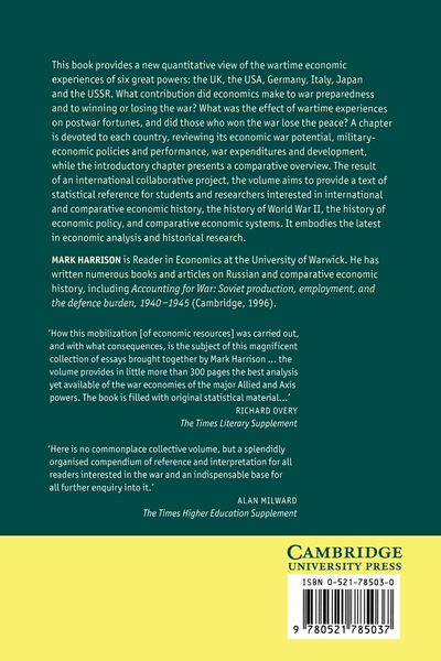 Produktbild: The Economics of World War II