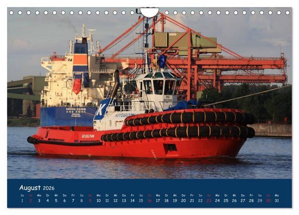 Produktbild: Schlepper im Hamburger Hafen (Wandkalender 2026 DIN A4 quer), CALVENDO Monatskalender