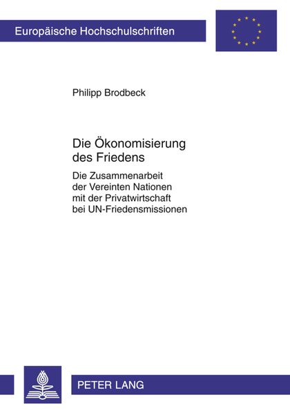 Produktbild: Die Ökonomisierung des Friedens