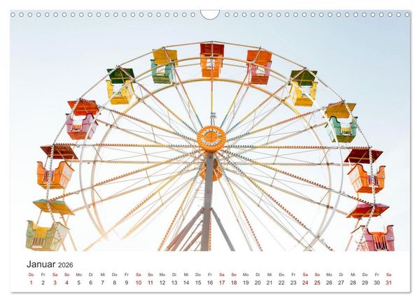 Produktbild: Riesenr&auml;der - Ein Spa&szlig; f&uuml;r jung und alt. (Wandkalender 2026 DIN A3 quer), CALVENDO Monatskalender