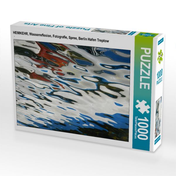 Produktbild: CALVENDO Puzzle HEIMKEHR, Wasserreflexion, Fotografie, Spree, Berlin Hafen Treptow | 1000 Teile Lege-Gr&ouml;&szlig;e 64x48cm Foto-Puzzle f&uuml;r gl&uuml;ckliche Stunden