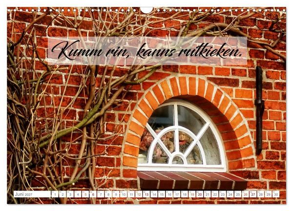 Produktbild: Plattd&uuml;&uuml;tsche Spr&ouml;kje 2027 (Wandkalender 2027 DIN A3 quer), CALVENDO Monatskalender
