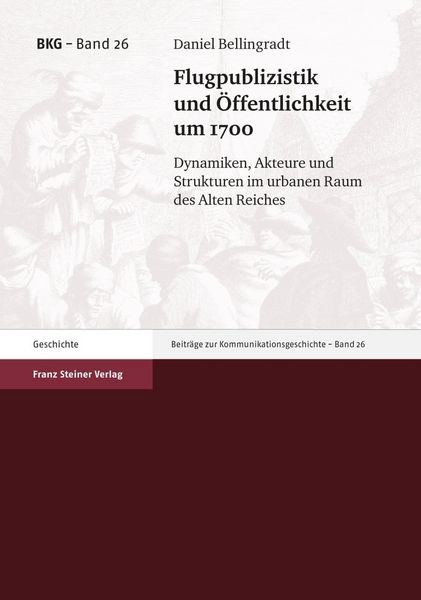 Produktbild: Flugpublizistik und &Ouml;ffentlichkeit um 1700