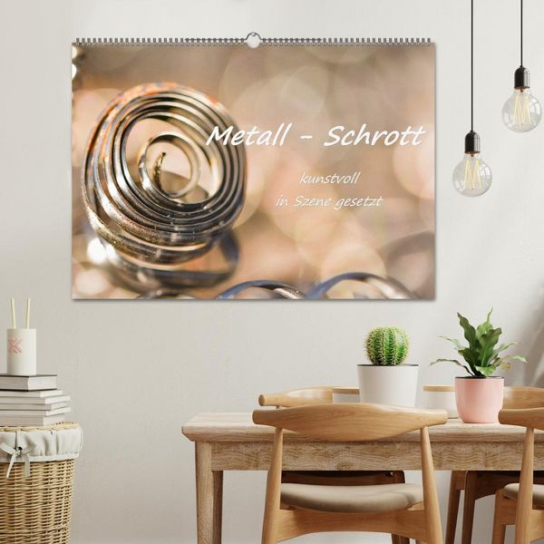 Produktbild: Metall - Schrott kunstvoll in Szene gesetzt (Wandkalender 2026 DIN A2 quer), CALVENDO Monatskalender