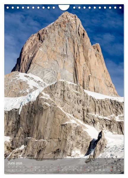 Produktbild: Majest&auml;tische Berge Cerro Fitzroy Patagonien (Wandkalender 2026 DIN A4 hoch), CALVENDO Monatskalender