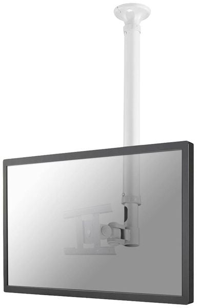 Neomounts FPMA-C100WHITE 1fach Monitor-Deckenhalterung 25,4 cm (10') - 76,2 cm (30') Weiß Höhenverstellbar, Neigbar, Sch