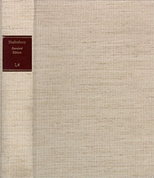 Produktbild: Shaftesbury (Anthony Ashley Cooper): Standard Edition / I. Works: Aesthetics. Band 4: Printed Notes to the &rsaquo;Characteristicks&lsaquo; u.a.