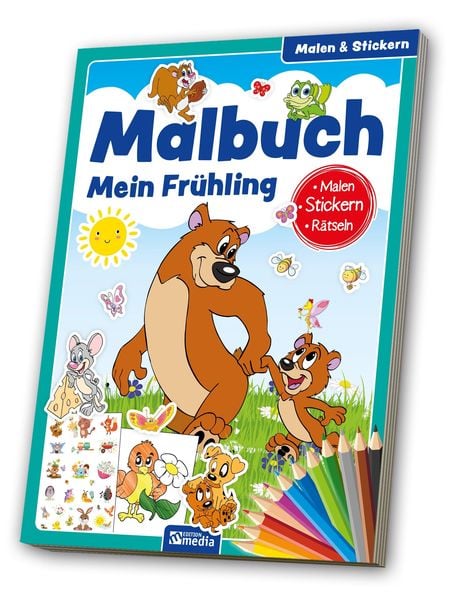 Produktbild: Malbuch Mein Fr&uuml;hling