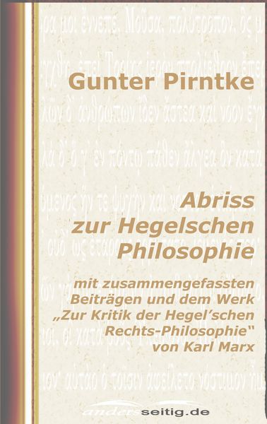 Produktbild: Abriss zur Hegelschen Philosophie