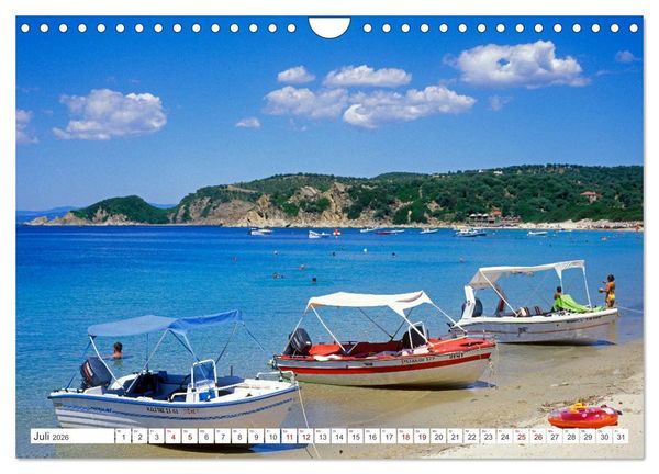Produktbild: Chalkidiki - Urlaubsparadies in Nordgriechenland (Wandkalender 2026 DIN A4 quer), CALVENDO Monatskalender