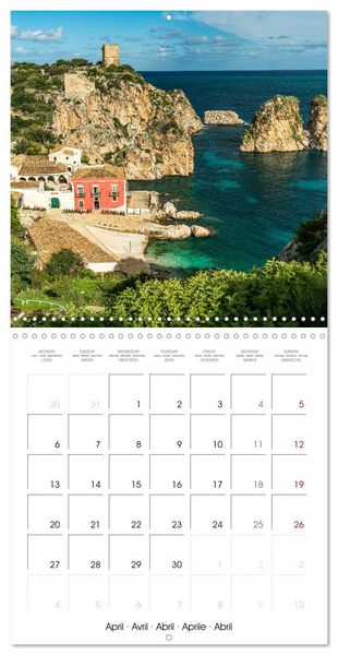 Produktbild: Italy - Sicily (Wall Calendar 2026 12 &times; 12 Inch) CALVENDO 12 Month Wall Calendar