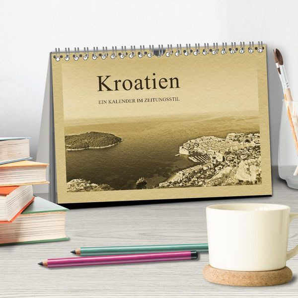 Produktbild: Kroatien (Tischkalender 2026 DIN A5 quer), CALVENDO Monatskalender