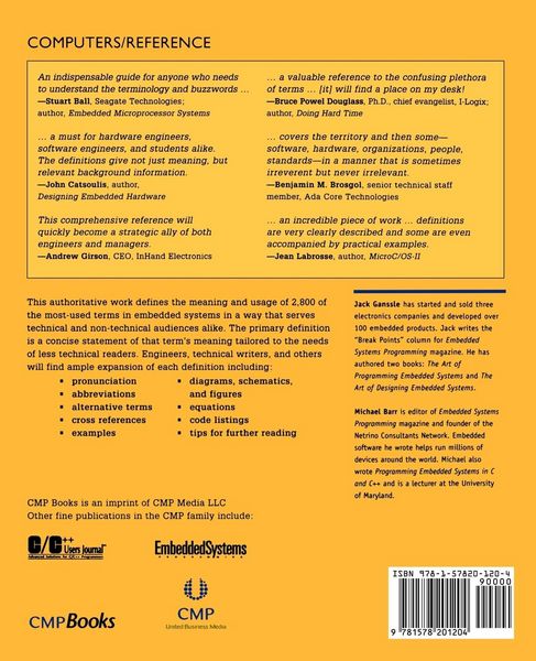 Produktbild: Embedded Systems Dictionary