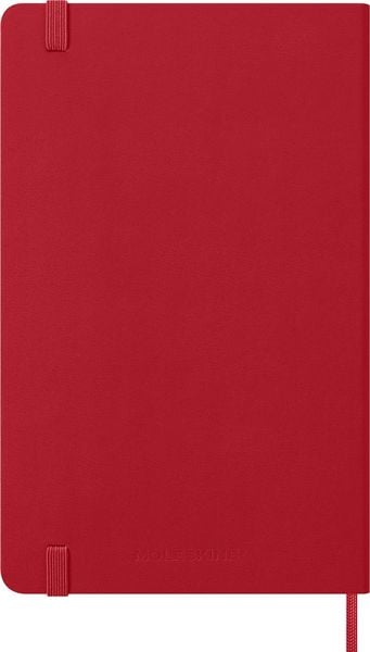 Produktbild: Moleskine 12 Monate Wochen Notizkalender 2027, Large/A5, 1 Wo = 1 Seite, rechts linierte Seite, Fester Einband, Scharlachrot