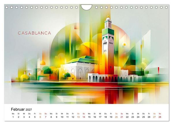 Produktbild: St&auml;dte der Welt - Premium Edition (Wandkalender 2027 DIN A4 quer), CALVENDO Monatskalender
