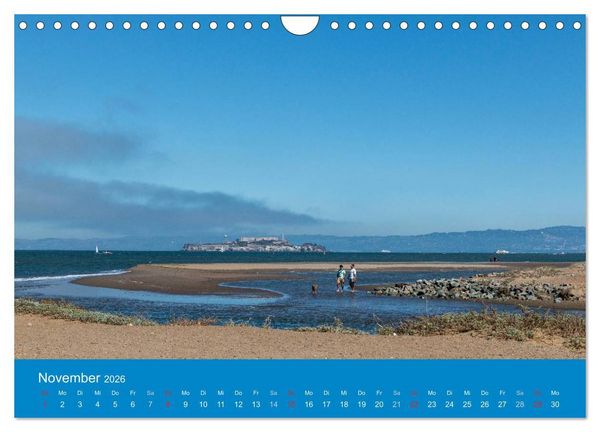 Produktbild: San Francisco - Wie ich es sehe (Wandkalender 2026 DIN A4 quer), CALVENDO Monatskalender