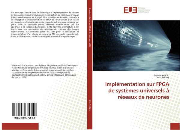 Produktbild: Impl&eacute;mentation sur FPGA de syst&egrave;mes universels &agrave; r&eacute;seaux de neurones