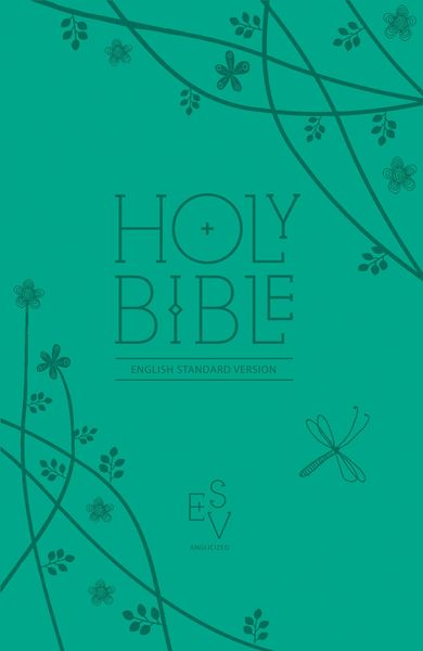 Produktbild: Holy Bible English Standard Version (ESV) Anglicised Teal Compact Edition with Zip
