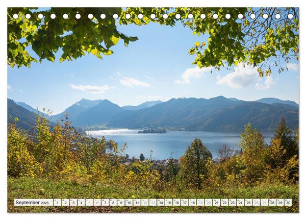 Produktbild: Schliersee-Idylle (Tischkalender 2026 DIN A5 quer), CALVENDO Monatskalender