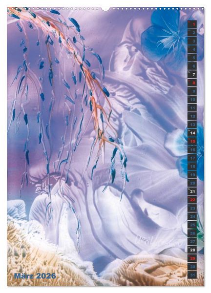 Produktbild: Encaustic-Malerei Kunstkalender 2026 (hochwertiger Premium Wandkalender 2026 DIN A2 hoch), Kunstdruck in Hochglanz