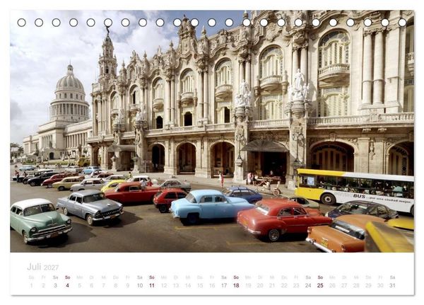 Produktbild: Cuba (Tischkalender 2027 DIN A5 quer), CALVENDO Monatskalender