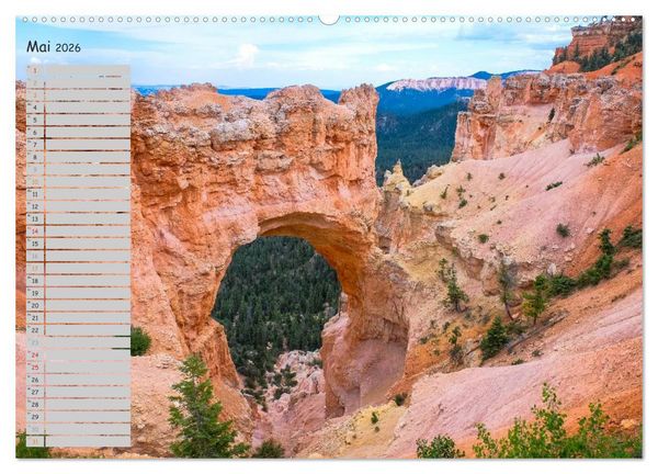 Produktbild: Die Canyons der USA (Wandkalender 2026 DIN A2 quer), CALVENDO Monatskalender