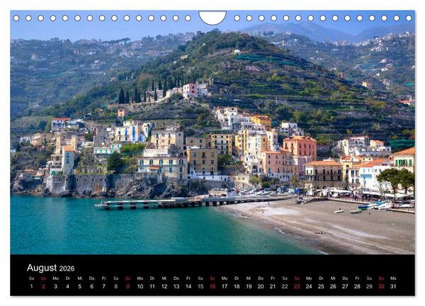 Produktbild: Amalfik&uuml;ste und Capri (Wandkalender 2026 DIN A4 quer), CALVENDO Monatskalender