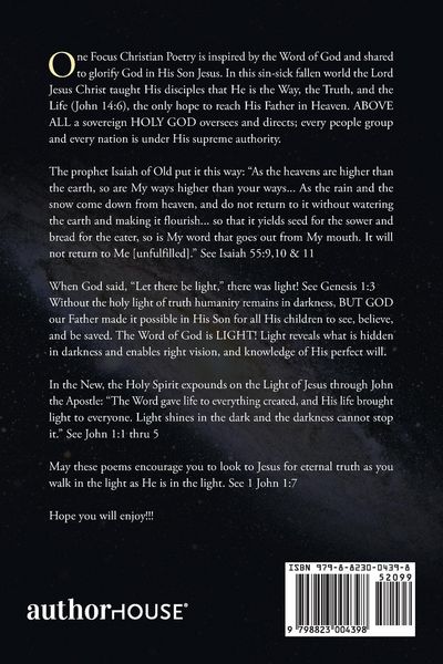 Produktbild: One Focus Father, Son & Holy Spirit (Sovereign, Savior & Lord)