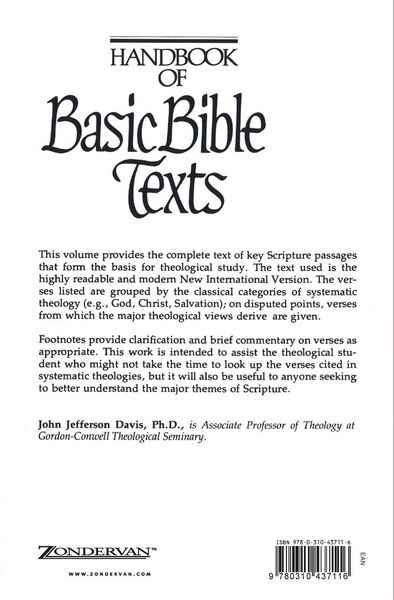 Produktbild: An Handbook of Basic Bible Texts
