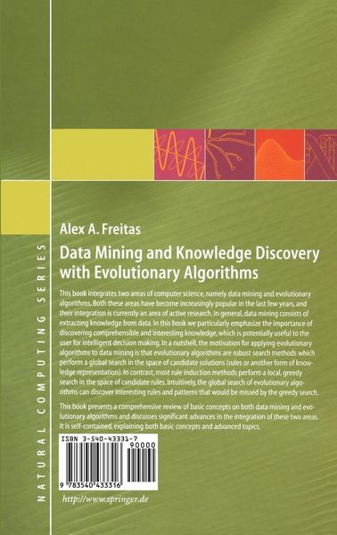 Produktbild: Data Mining and Knowledge Discovery with Evolutionary Algorithms