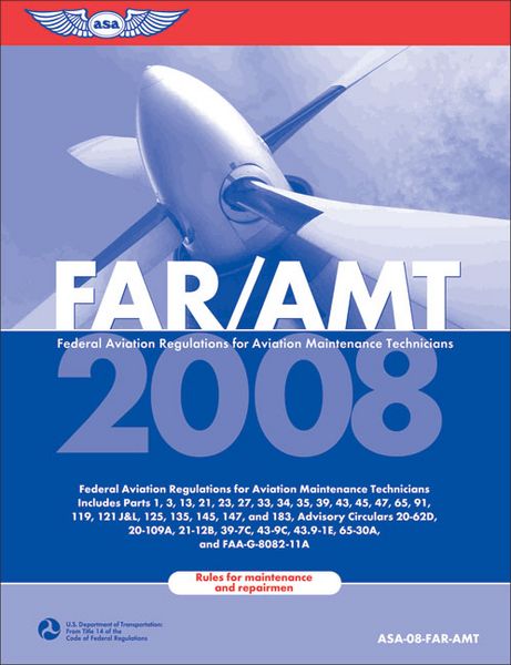 Produktbild: FAR/AMT: Federal Aviation Regulations for Aviation Maintenance Technicians
